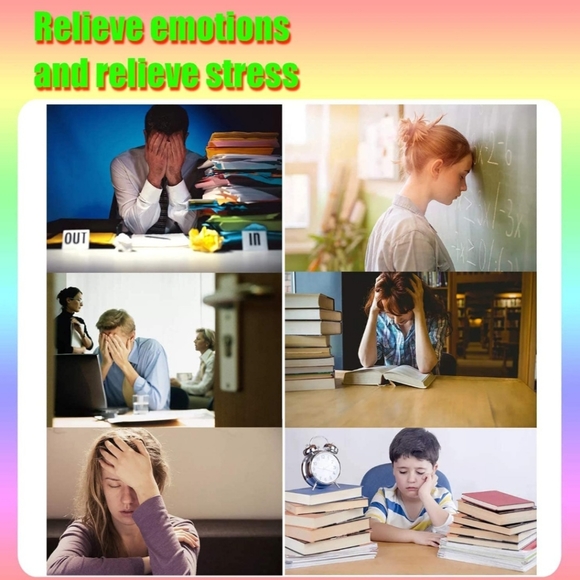 6 Pop It Fidget Toy Set, Pop it Fidget Toy Set OF 6 Different Shapes/Colors - Picture 8 of 12